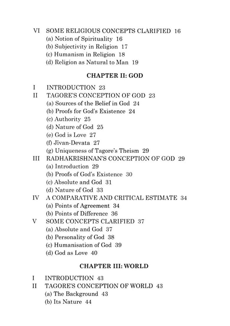 Religious Philosophy of Tagore Radhakrishnan A Comparative and Analytical Study - Indya