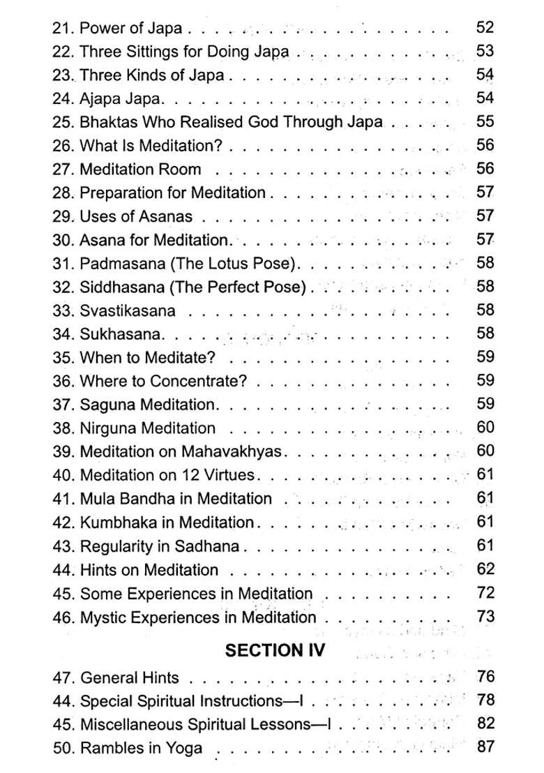 Spiritual Lessons - Indya