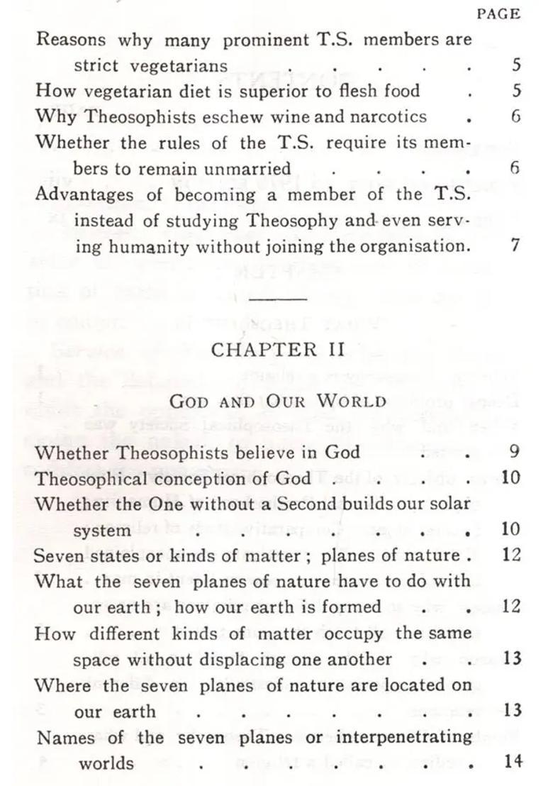 The Living Wisdom- An Introduction to Theosophy in Questions and Answers - Indya