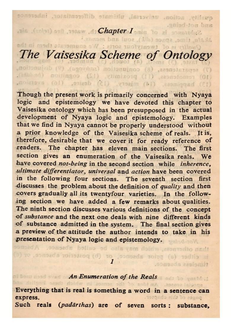 Perspectives on Nyaya Logic and Epistemology (An Old and Rare Book) - Indya