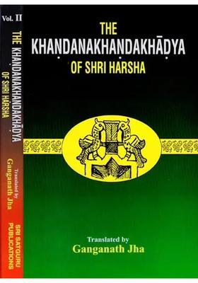 The Khandanakhandakhadya of Shri Harsha (Set of 2 Volumes)