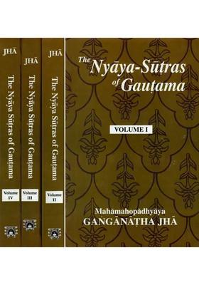 The Nyaya-Sutras of Gautama With the Bhasya Of Vatsyayana And The Vartika of Uddyotakara ( Set of 4 Volumes)