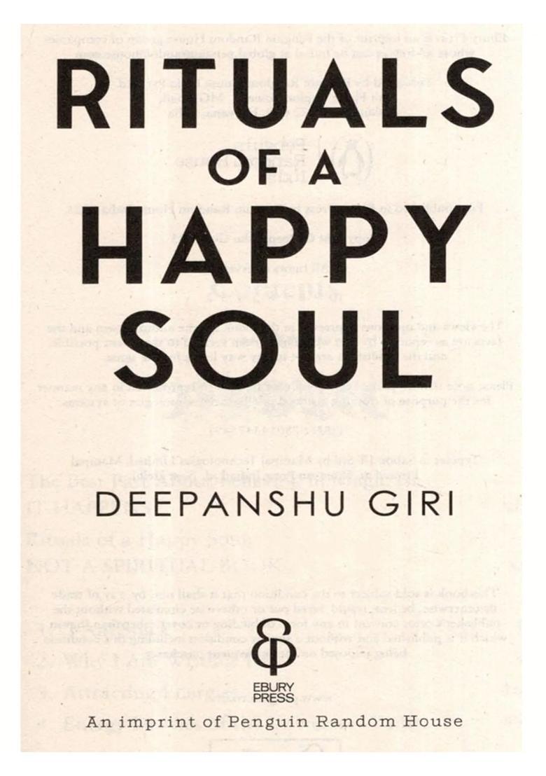 Rituals of a Happy Soul - Indya