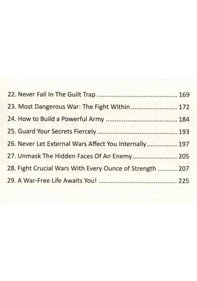 Psychology of War (Every War of Life is a Mind Game That Cannot Be Won Without Using the Psychological Tactics of War) - Indya