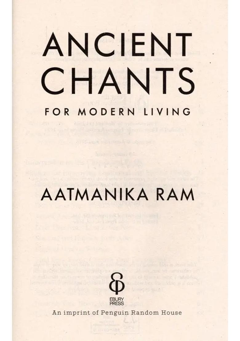 Ancient Chants for Modern Living - Indya