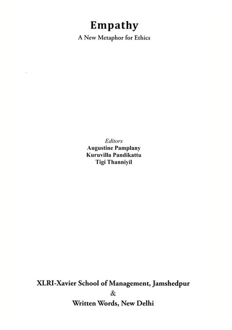 Empathy A New Metaphor for Ethics - Indya