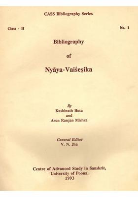 Bibliography of Nyaya-Vaisesika (An Old and Rare Book)