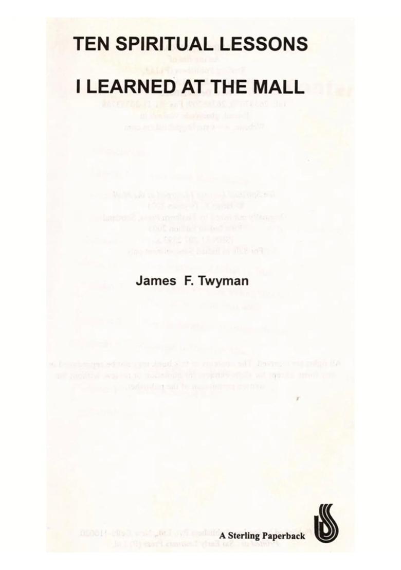 Ten Spiritual Lessons I Learned at the Mall - Indya