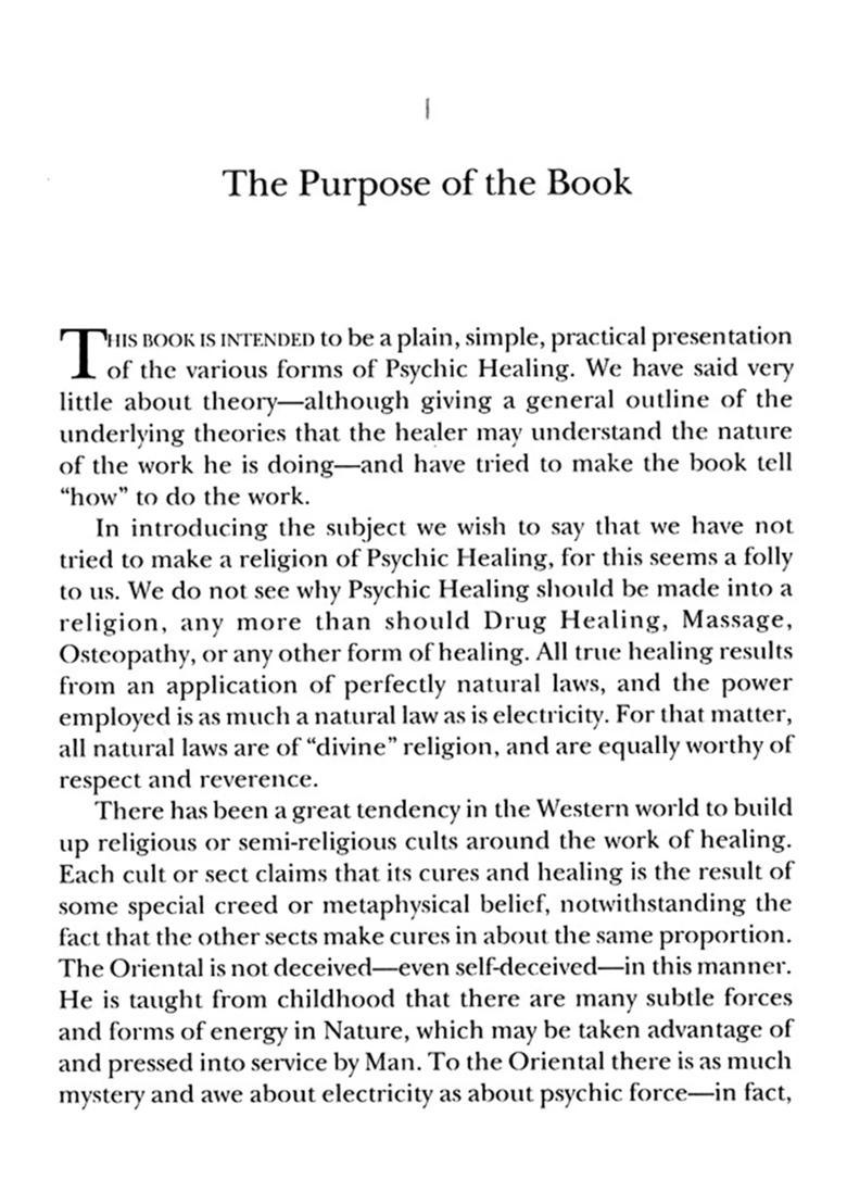 The Science of Psychic Healing - Indya