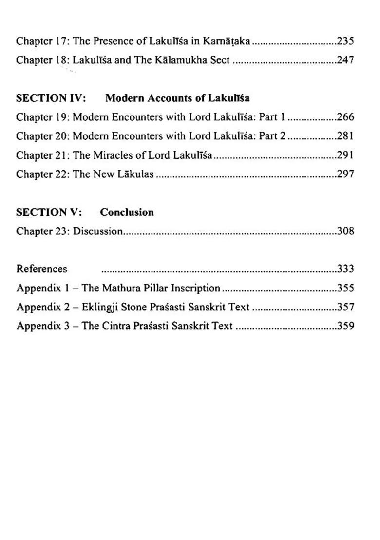 Lord Lakulisa Through the Ages - Indya