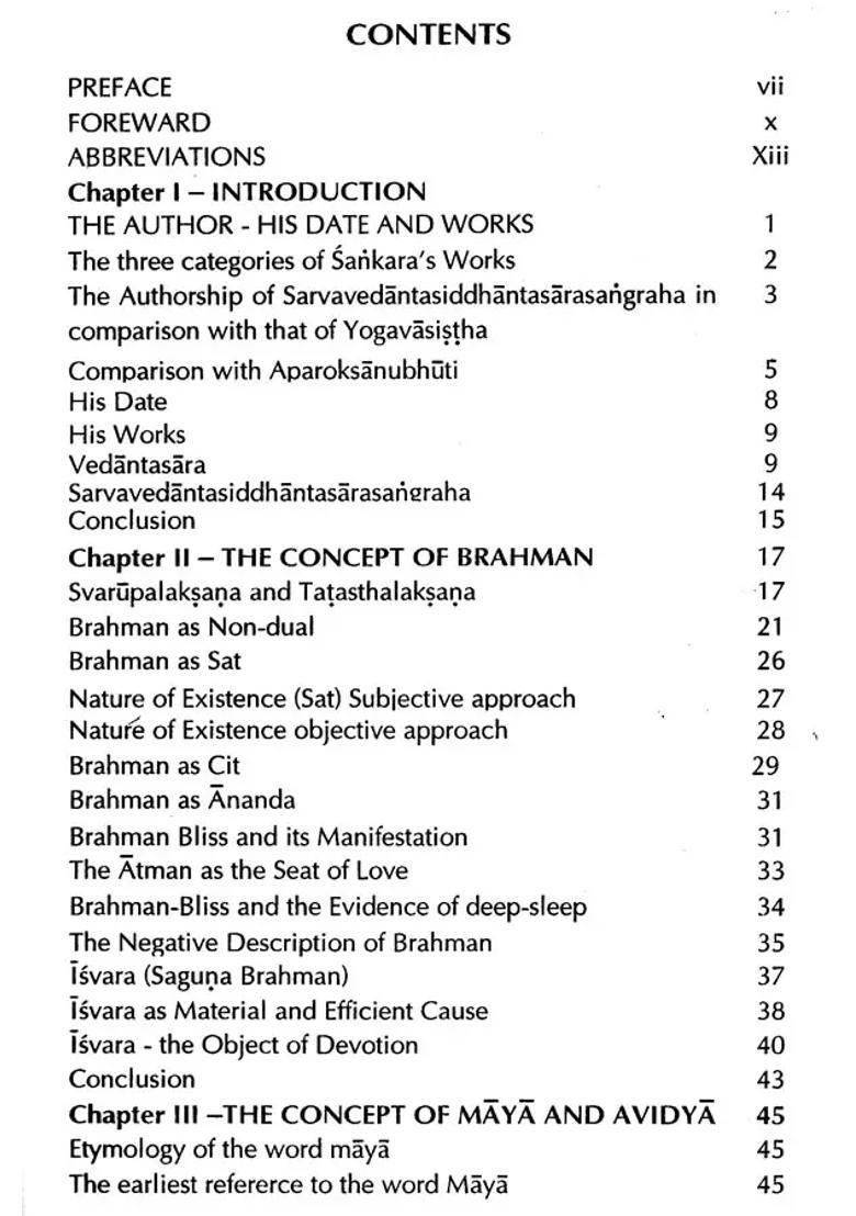 Sarva Vedanta Siddhanta Sara Sangraha (A Study) - Indya