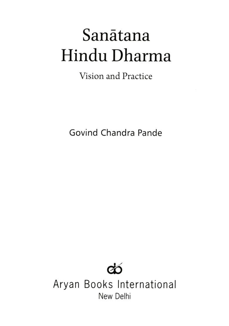 Sanatan Hindu Dharma- Vision and Practice - Indya