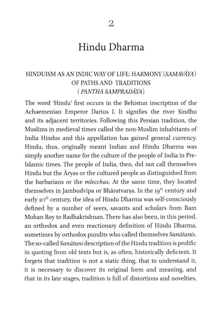 Sanatan Hindu Dharma- Vision and Practice - Indya