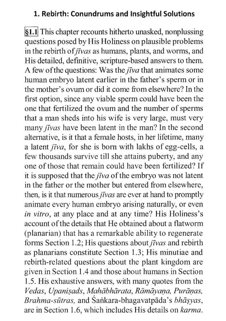 Scientific Evidence Vedantic Light Gleanings from his Holiness Jagadguru Sri Abhinava Vidyatirtha Mahasvamin - Indya