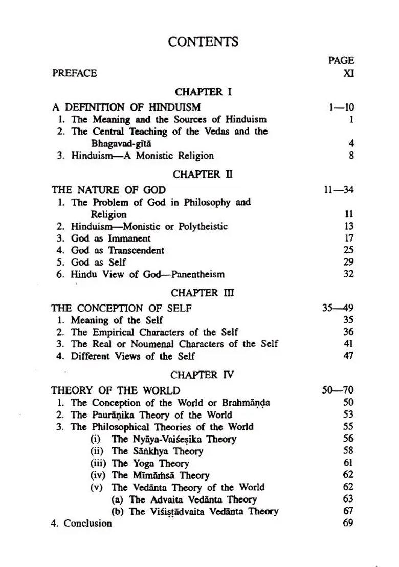 The Fundamentals of Hinduism (A Philosophical Study) - Indya