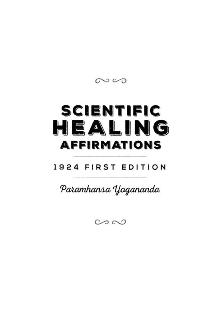 Scientific Healing Affirmations - Indya