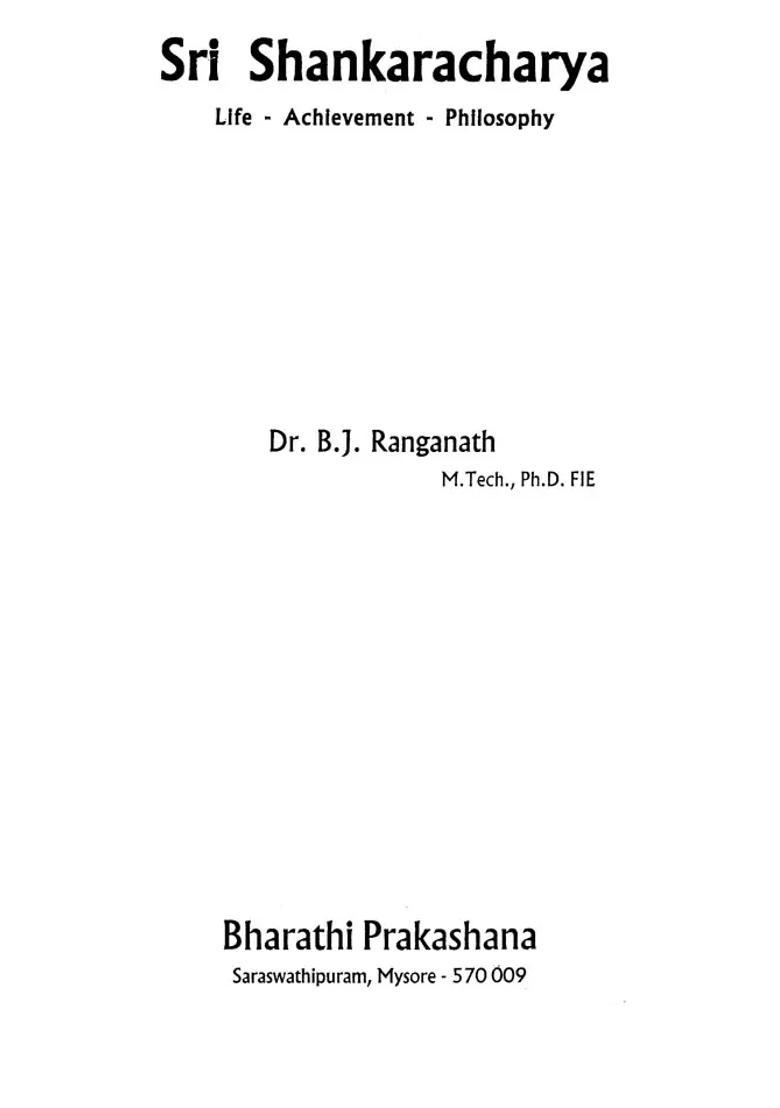 Sri Shankaracharya (Life- Achievement- Philosophy) - Indya