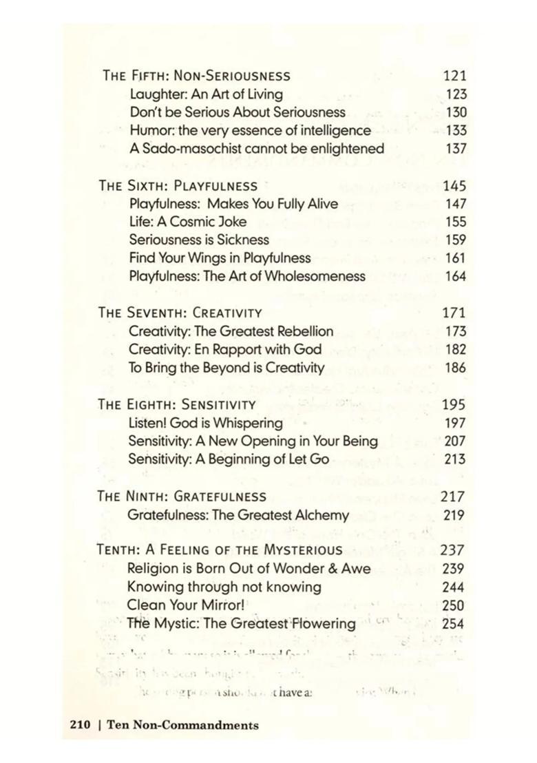 Ten Non Commandments - Indya