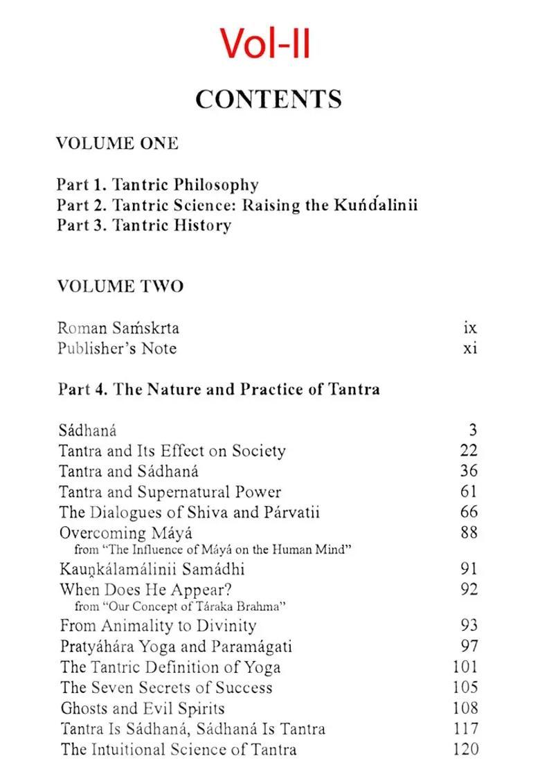 Discourses on Tantra (Set of 2 Volumes) - Indya