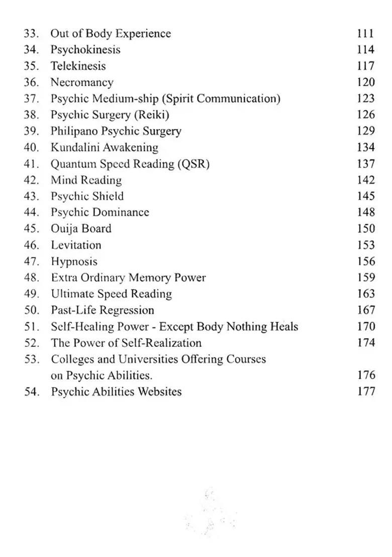 Know Your Miraculous Psychic Powers (Secrets Never Revealed to You) - Indya