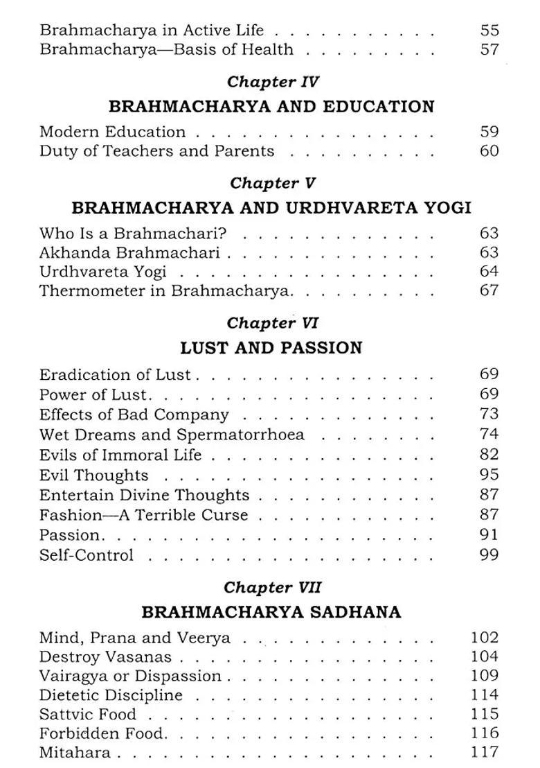Practice of Brahmacharya - Indya