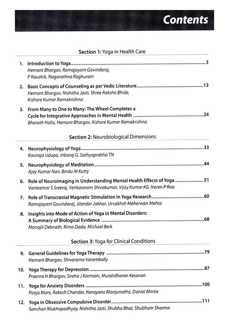 The Science and Art of Yoga in Mental and Neurological Healthcare - Indya