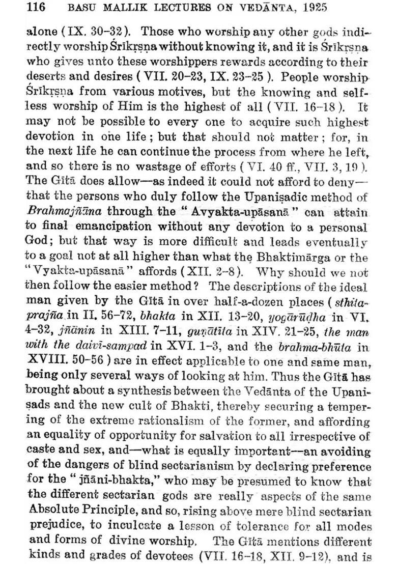 Vedanta Philosophy (Very Old and Rare Book) - Indya