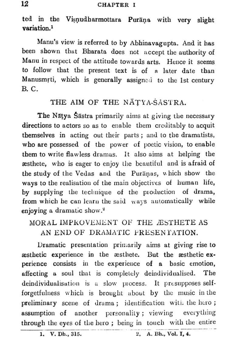 Comparative Aesthetics Volume I Indian Aesthetics - Indya
