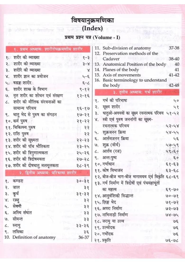 Racana Sarira - A Comprehensive Anatomical Science (Set of 2 Volumes) - Indya