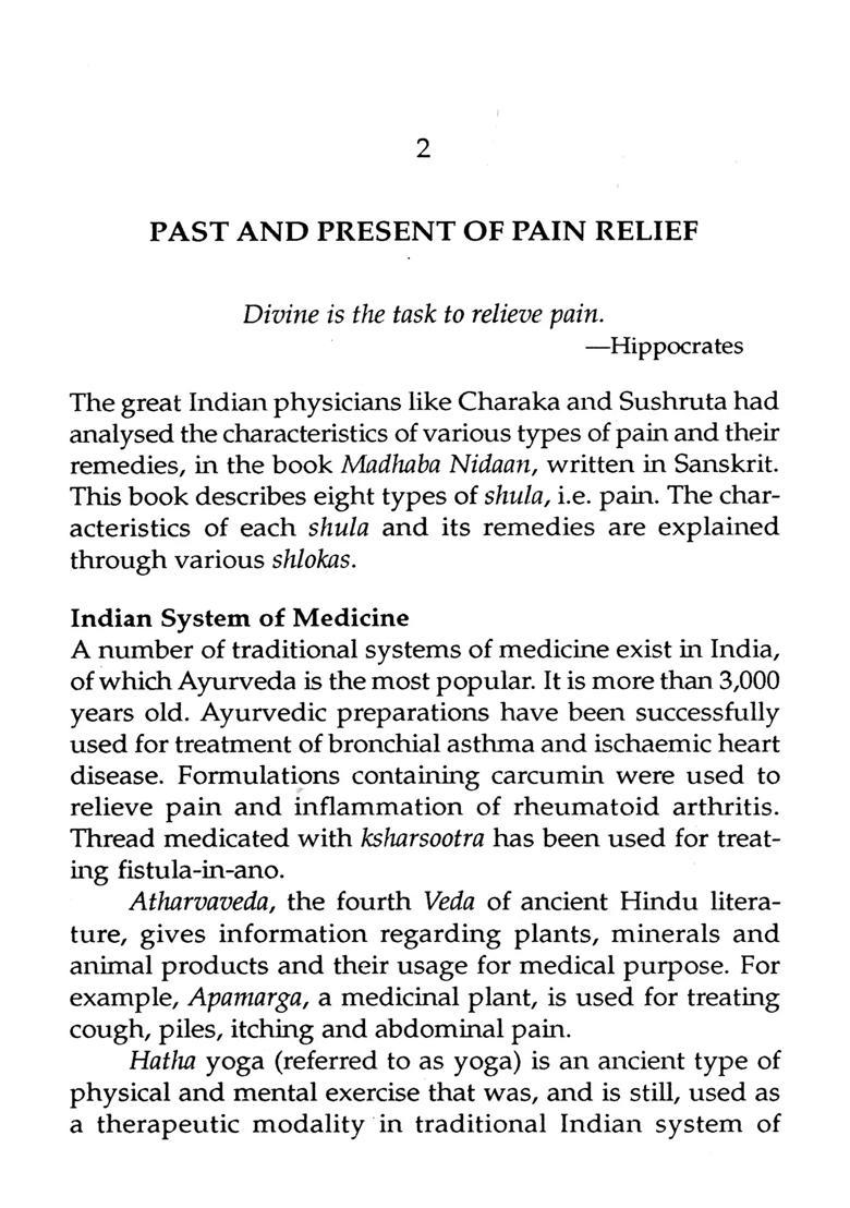 Pain Its Management - Indya