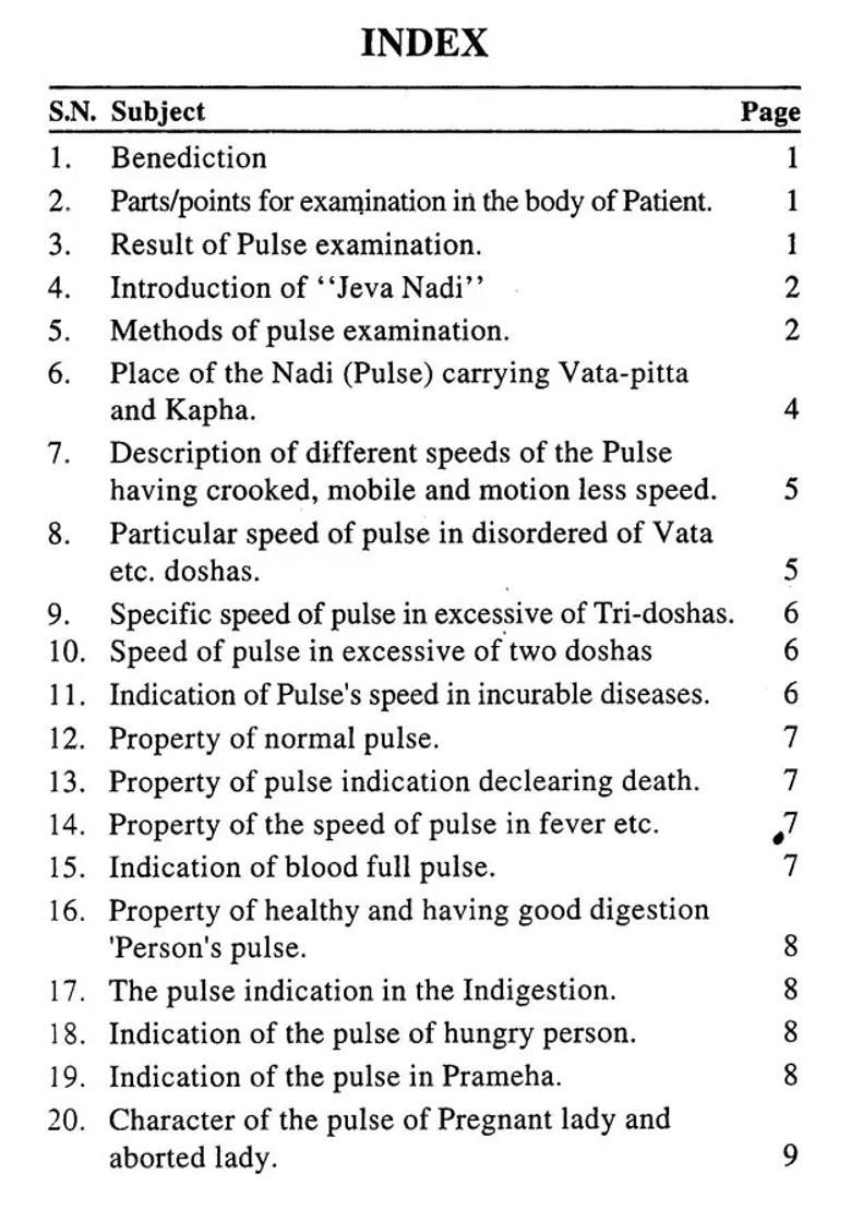 Nadi Pariksha (Pulse-Examination) - Indya