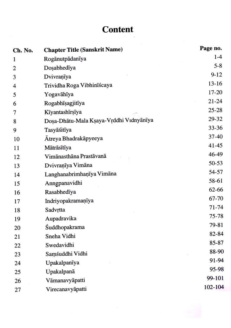 Concise Ashtang Sangrah Sutrasthan (Ayurvedic View) - Indya