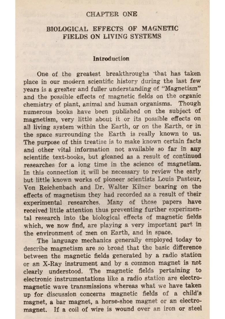 Magnet Magnetic Fields or Healing by Magnets- Significant Effects of Experiments on Plant, Animal and Human Systems and Clinical Applications (An Old and Rare Book) - Indya