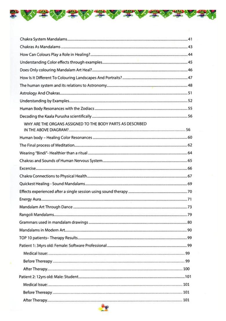 Bharat Paddhat Mandalams As Art (Healing Through Colors and Sound Easy, Quick and Effective) - Indya