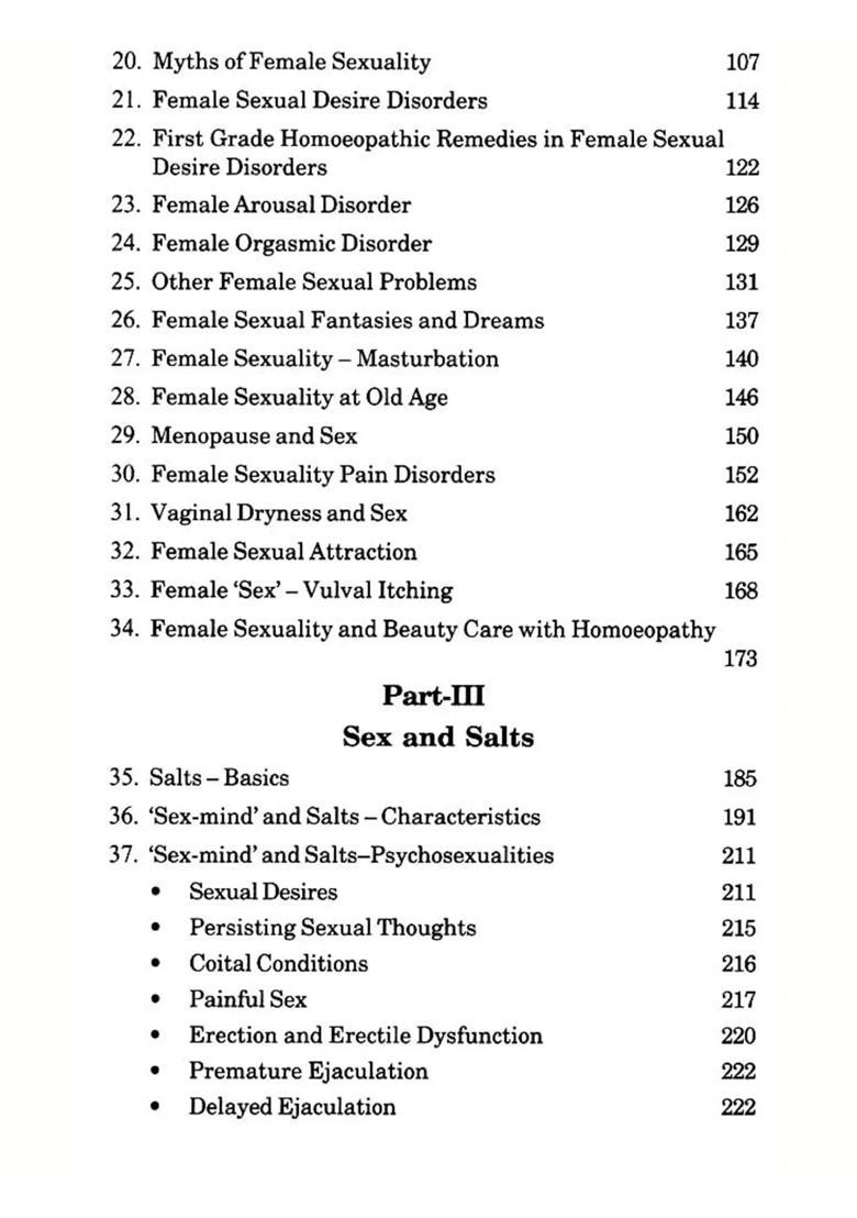 Sexual Dysfunctions and Homoeopathy (Assessment and Treatment) - Indya