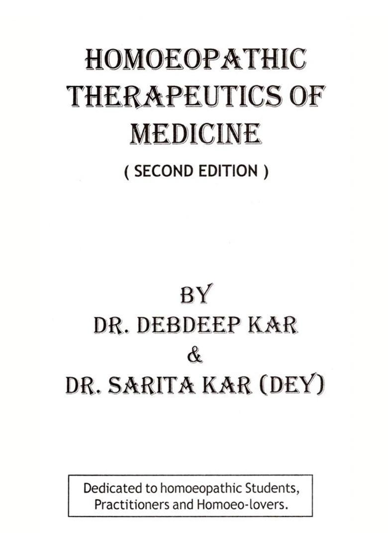 Homeopathic Therapeutics of Medicine - Indya