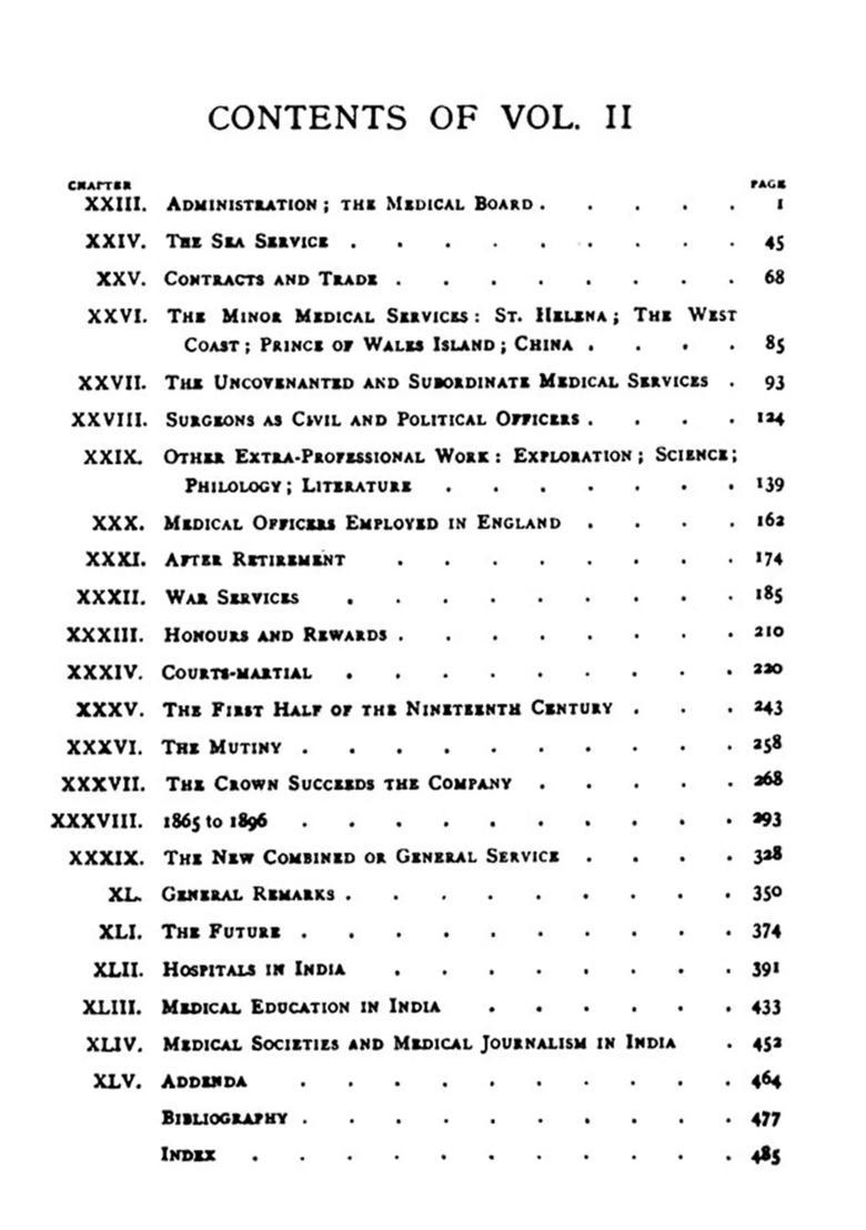 A History of the Indian Medical Service 1600-1913 (Set of 2 Volumes) - Indya