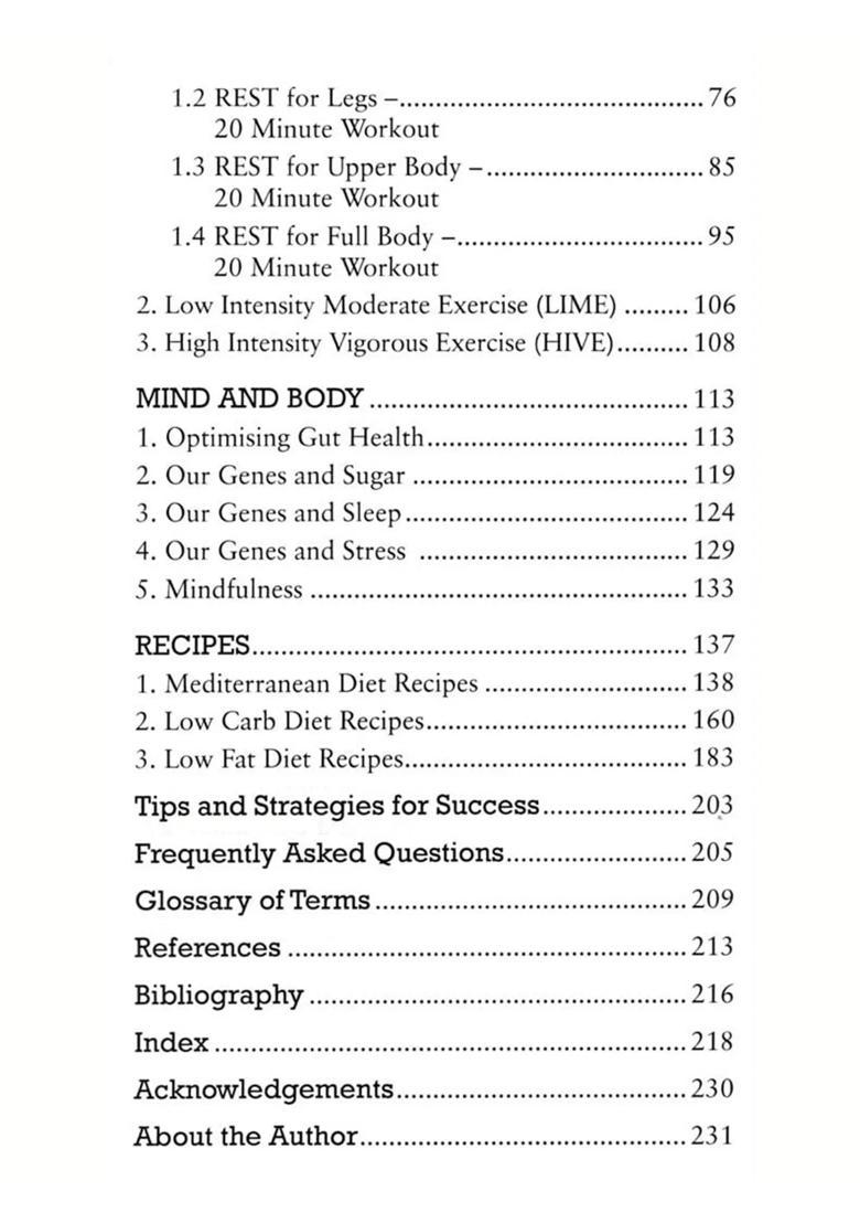 The Dna Diet Gene-ius Nutrition and Fitness - Indya