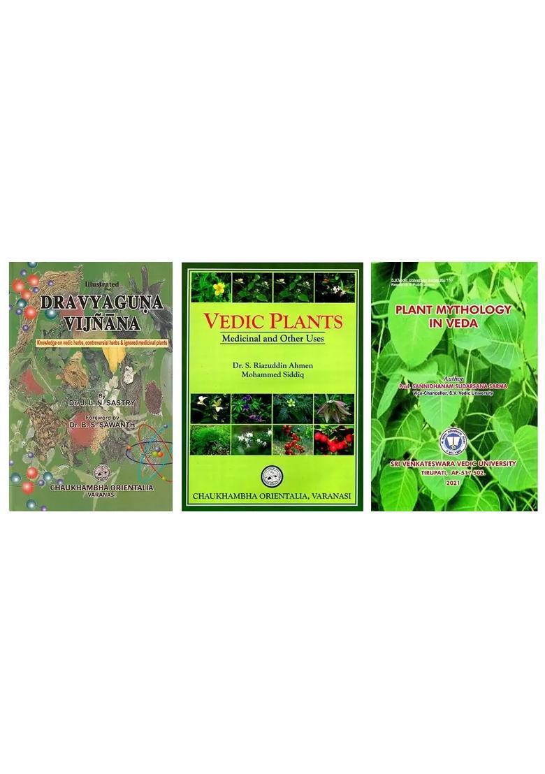 3 Books on Vedic Plants - Indya