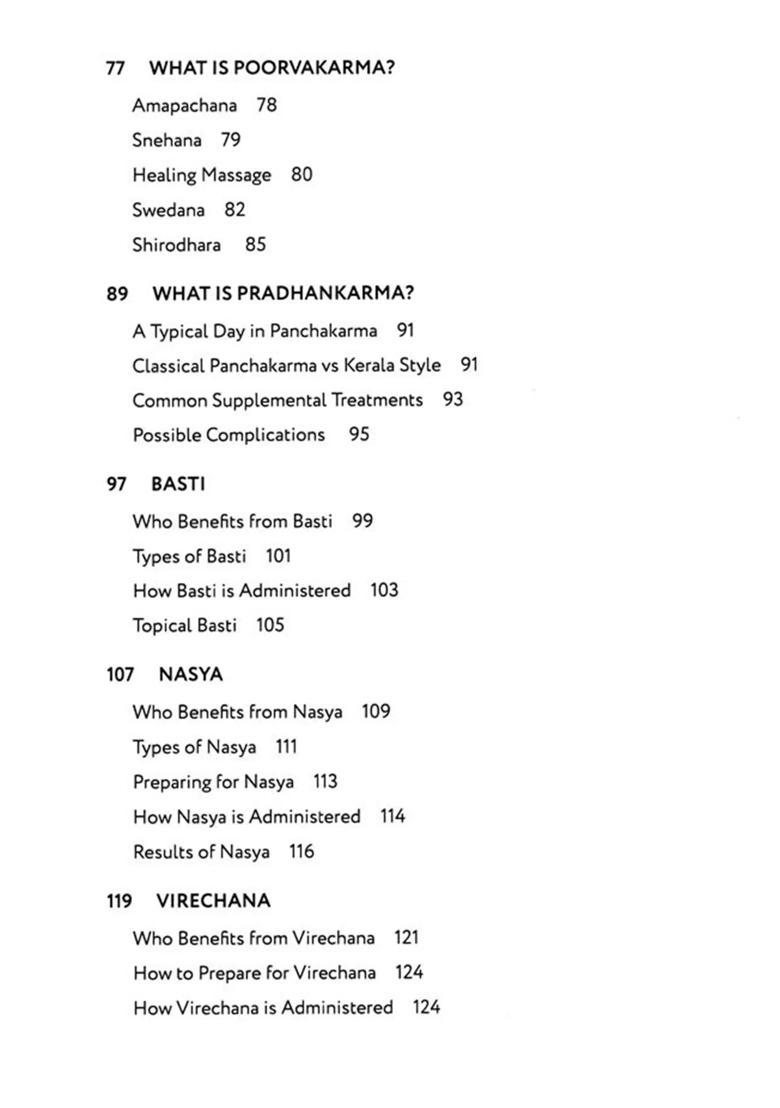 Panchakarma The Ayurvedic Art and Science of Detoxification Rejuvenation - Indya