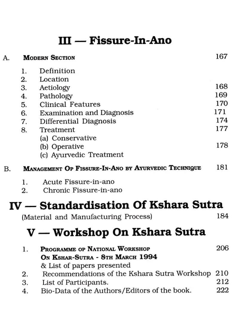 Kshara Sutra Therapy in Fistula in Ano and Other Ano Rectal Disorders - Indya