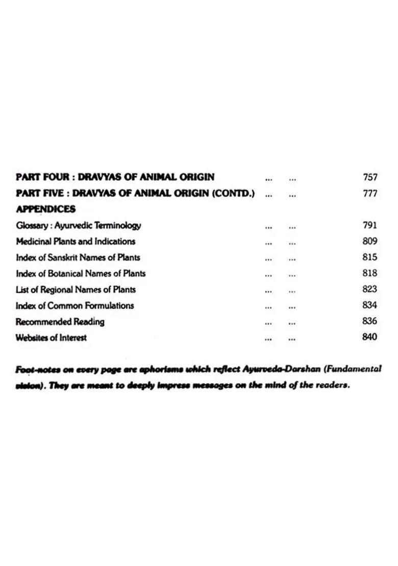 Ayurvedic Pharmacology and Thereapeutic Uses of Medicinal Plants (Dravyagunavignyan) - Indya