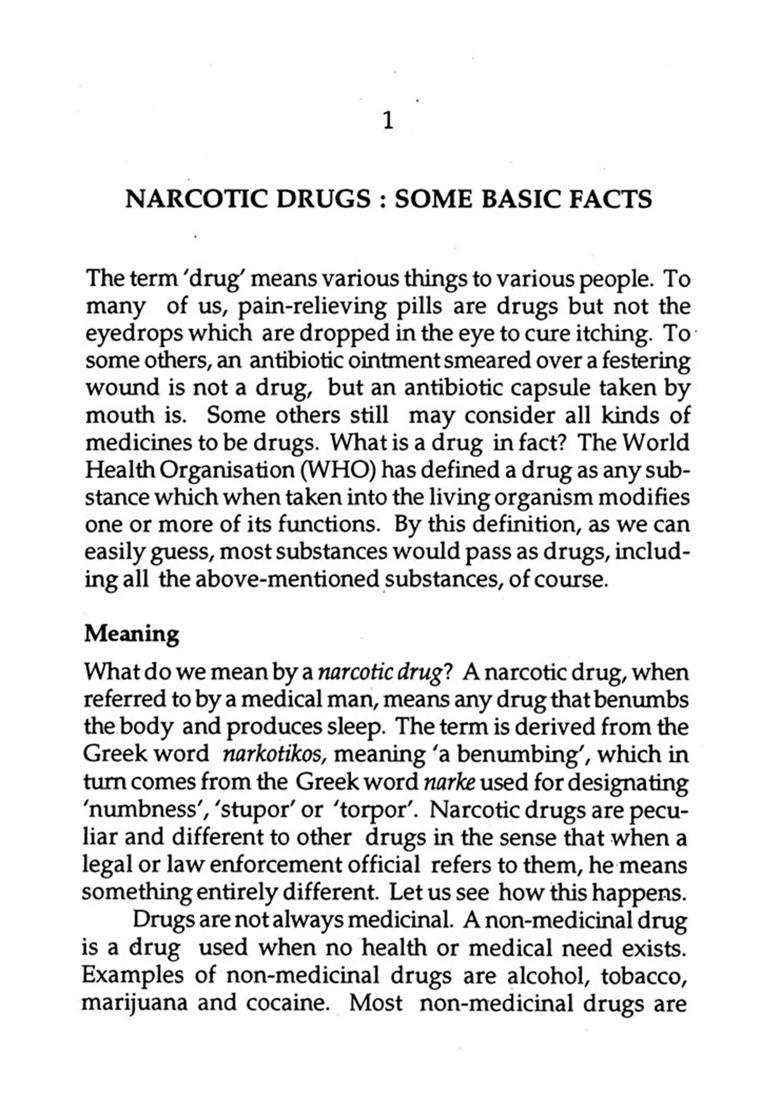 Narcotic Drugs - Indya