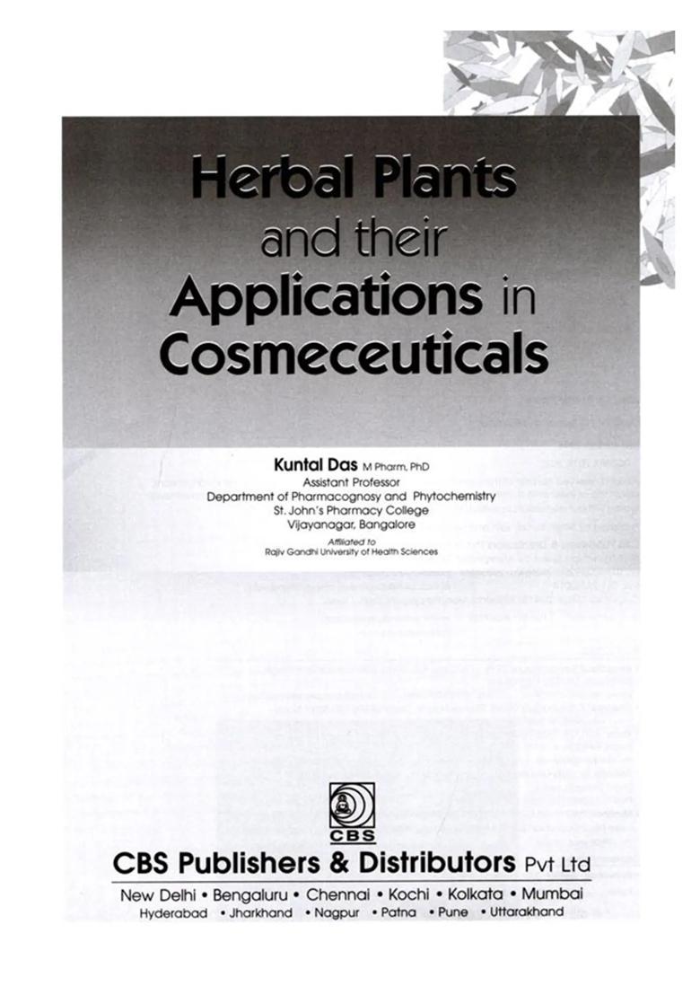 Herbal Plants and their Applications in Cosmeceuticals - Indya