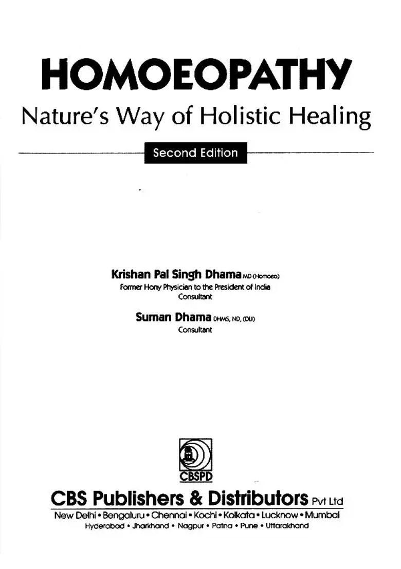 Homeopathy Natures Way of Holistic Healing - Indya