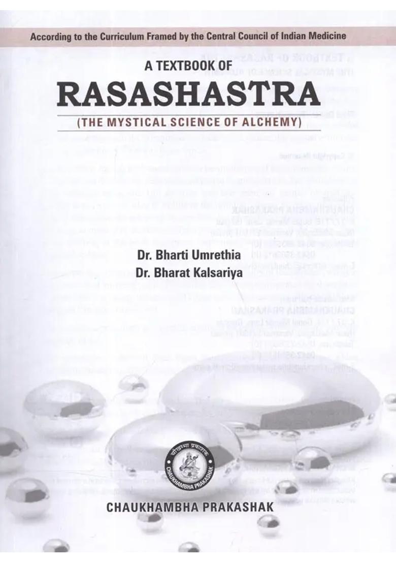 A Text Book of Rasashastra- The Mystical Science of Alchemy - Indya