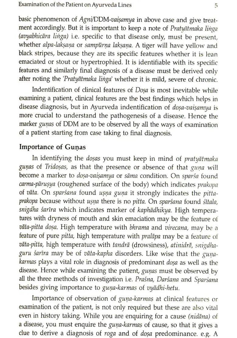 Clinical Diagnosis in Ayurveda A Practical Book of Ayurvedic Diagnosis in the Light of Modern Medical Science - Indya