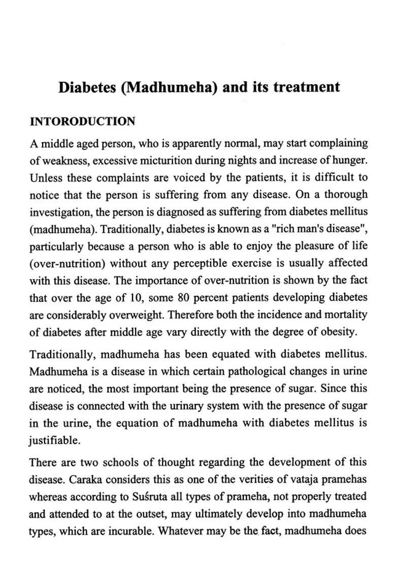 Diabetes and Its Treatment - Indya