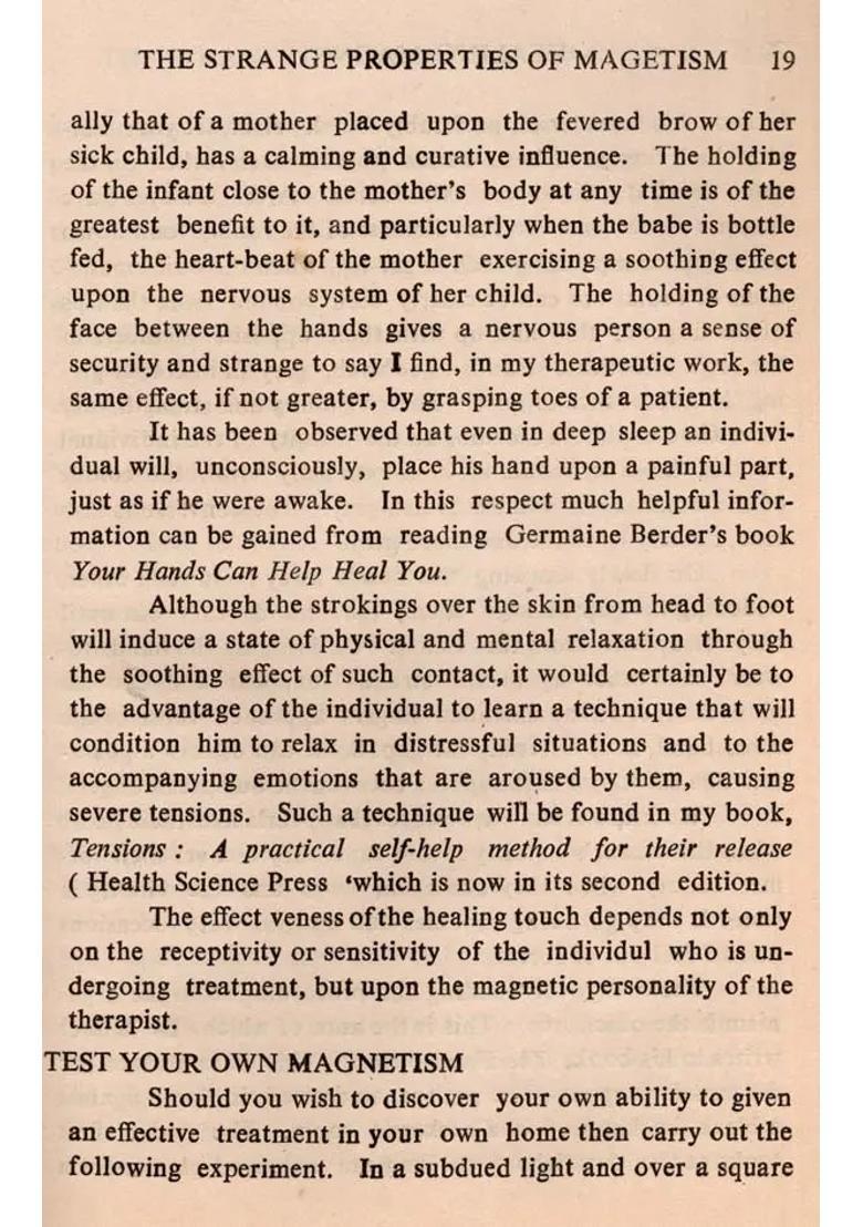 Healing Magnetism- The Power Behind Contact Therapy (An Old and Rare Book) - Indya