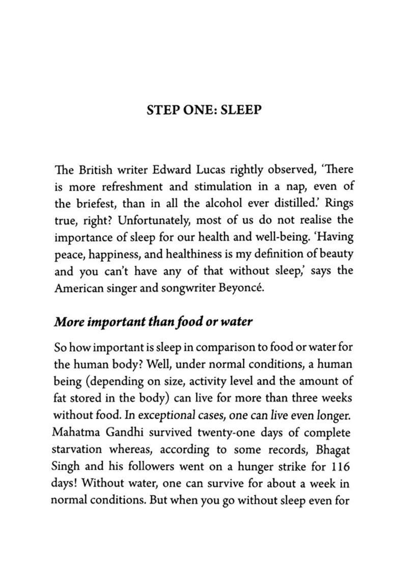 13 Steps to Bloody Good Health - Indya